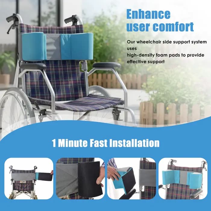 Coussin de Support latéral pour fauteuil roulant