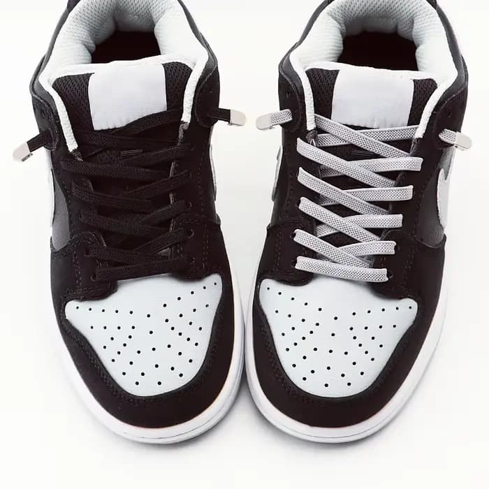 2 paires de lacets de chaussures sans cravate lacets élastiques baskets lacets de Tennis sans attaches enfants adultes 6mm lacet plat chaussures accessoires