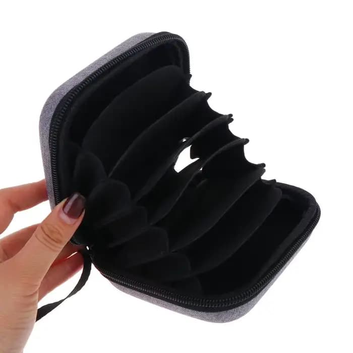 Étui rigide pour filtre d'objectif d'appareil photo, résistant à l'eau, à la poussière et aux chocs, pour le rangement des accessoires d'appareil photo d'extérieur