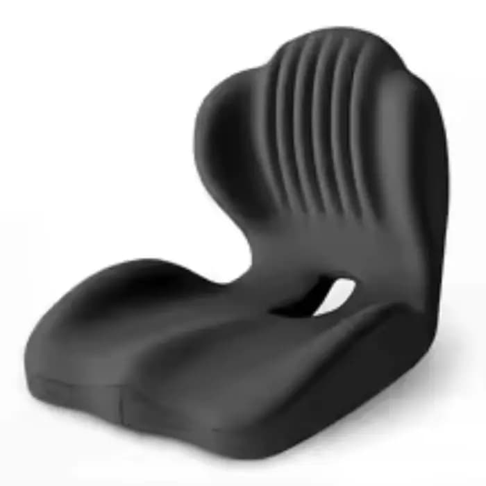 Coussin de soutien lombaire en mousse à mémoire de forme - Soulagement ergonomique de la douleur dorsale pour chaise de