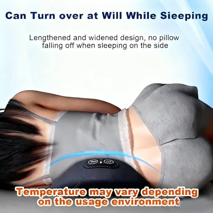 Masseur dorsal 3-en-1 avec fonction de soulagement pour le sommeil