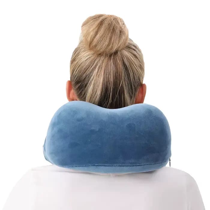 Coussin chauffant de voyage pour le cou