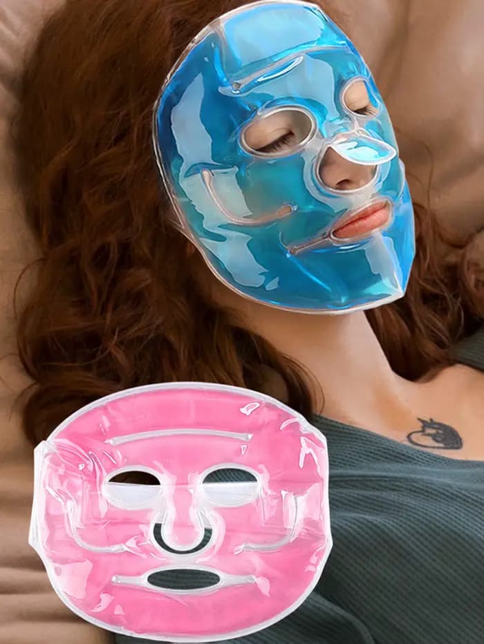 Masque facial en gel froid