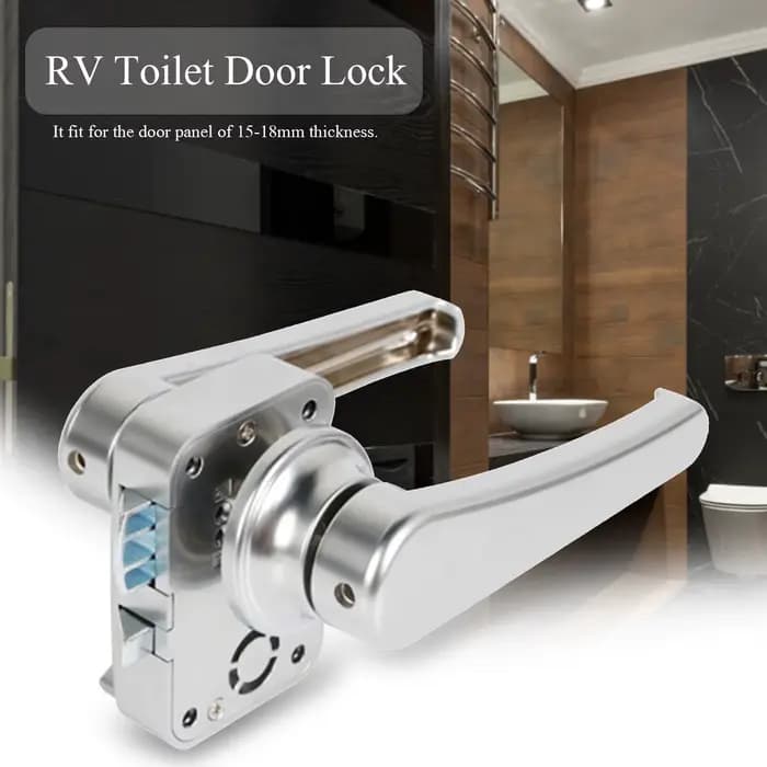 Serrure de porte de toilette HODoor, loquet de caravane, poignée de bateau, accessoires automobiles