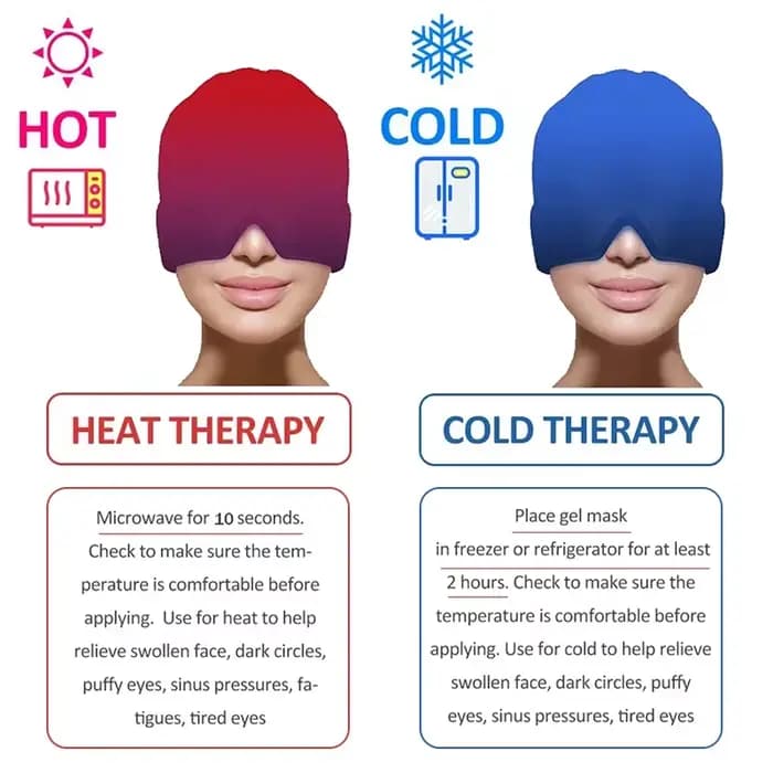 Bonnet de massage pour les yeux