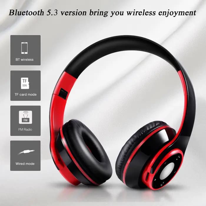 Lecteur MP3 intégré casque de sport casque stéréo Bluetooth sans fil avec Microphone écouteur casque pour la course à pied salle de sport