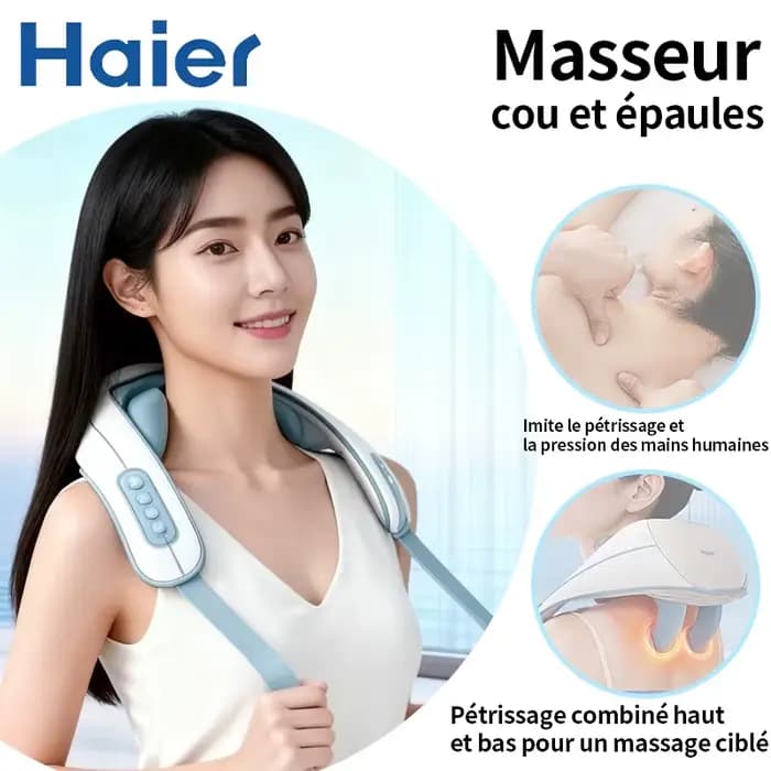 Masseur cervical électrique Haier pour le cou