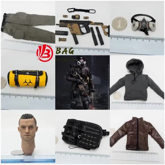 Figurines d'action modèle DAMTOYS VTS TOYS VM017, pièces de rechange pour fusil de chasse, 1/6