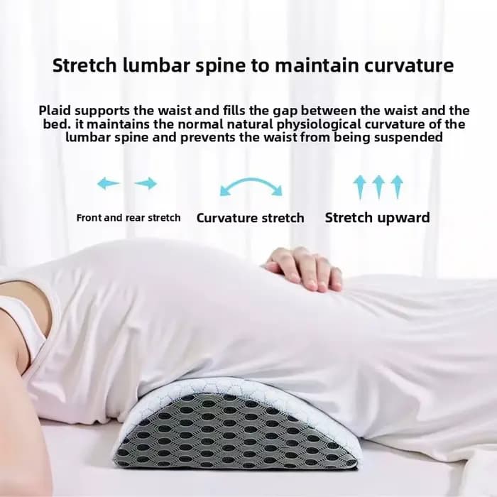 Oreiller lombaire en mousse à mémoire de forme pour dormir
