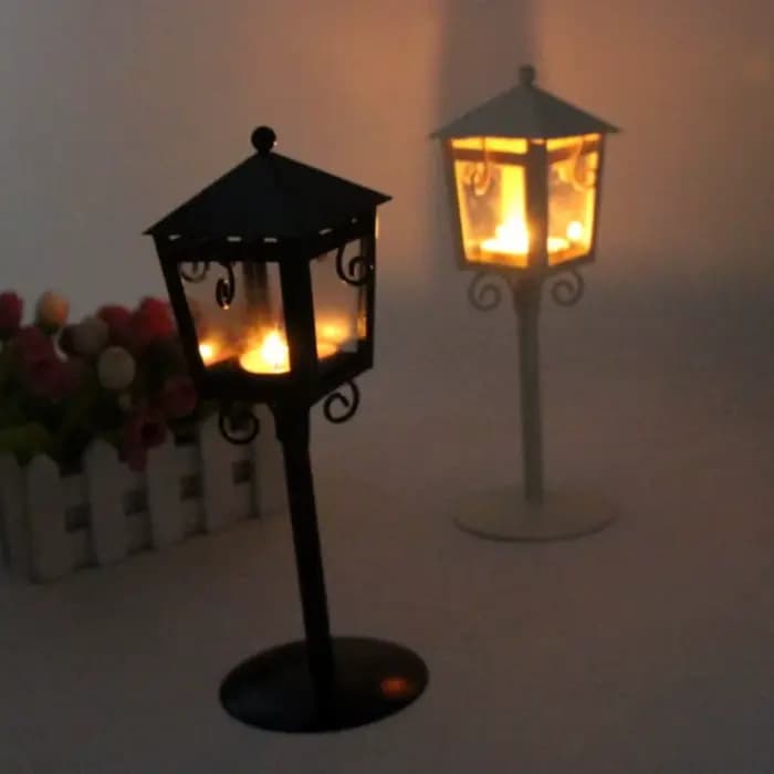 Bougeoirs Vintage bougeoir classique Simple romantique chandelier Style européen luxe bougie lanterne pour mariage