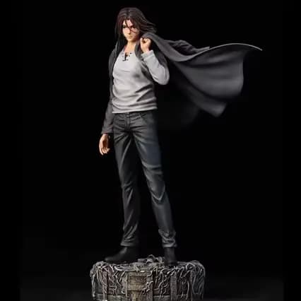 NOUVEAU Figurine d'Action Anime L'Attaque des Titans Eren Jaeger 30cm, Statue du Corps d'Exploration Jaeger, Modèle Poupée Jouet Noël