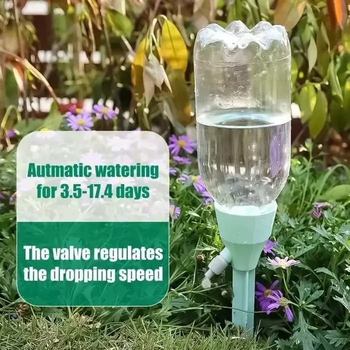 Dispositif d'arrosage automatique réglable pour plantes, Kits d'irrigation goutte-à-goutte pour jardinage de fleurs et de plantes, dispositif de goutte-à-goutte automatique