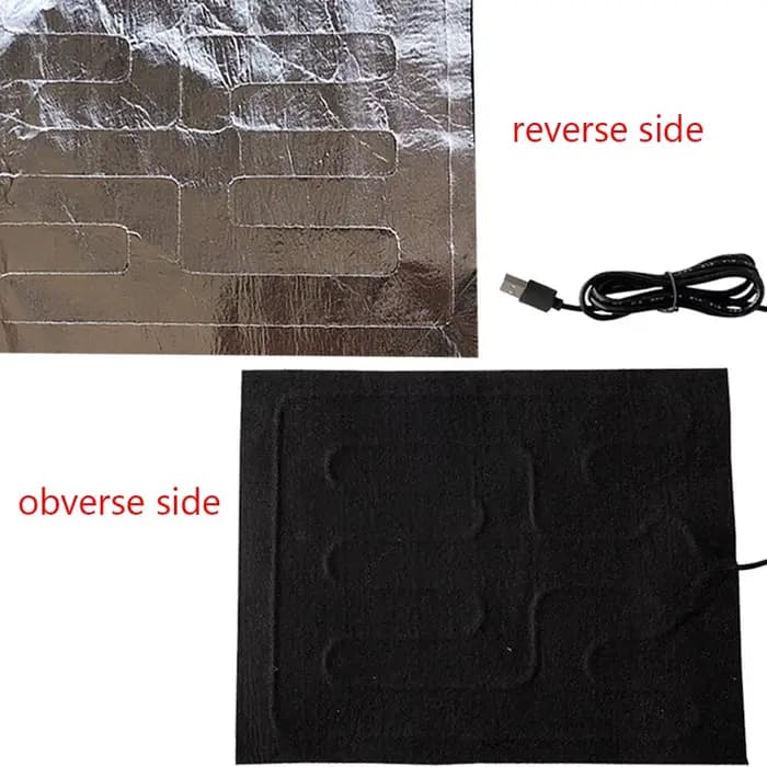 Feuille chauffante pliante USB