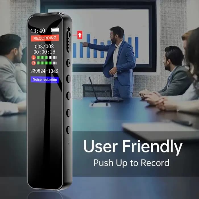 Enregistreur vocal numérique portable, mini dictaphone, son activé, micro statique, lecteur MP3 WAV, enregistrement de longue durée pour réunion