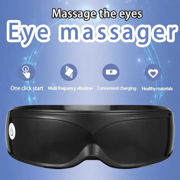 Masseur oculaire avec 9 modes et vibration multifréquence 22 aimants pour massage