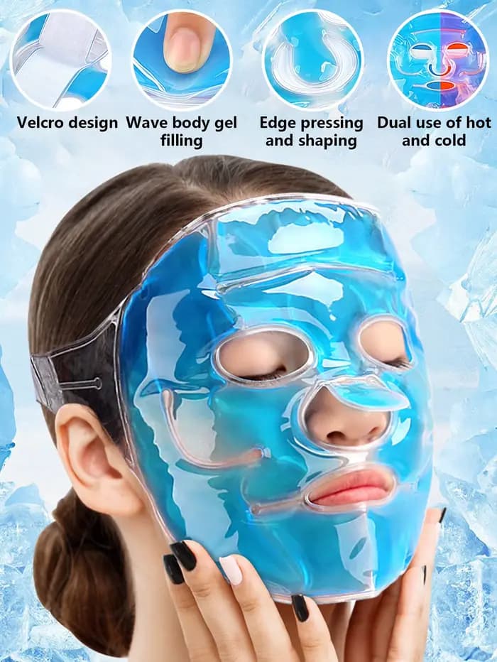 Masque facial en gel froid