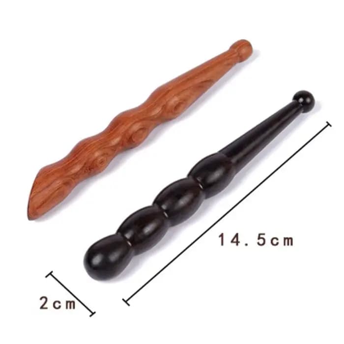 Bâton en bois d'acupression