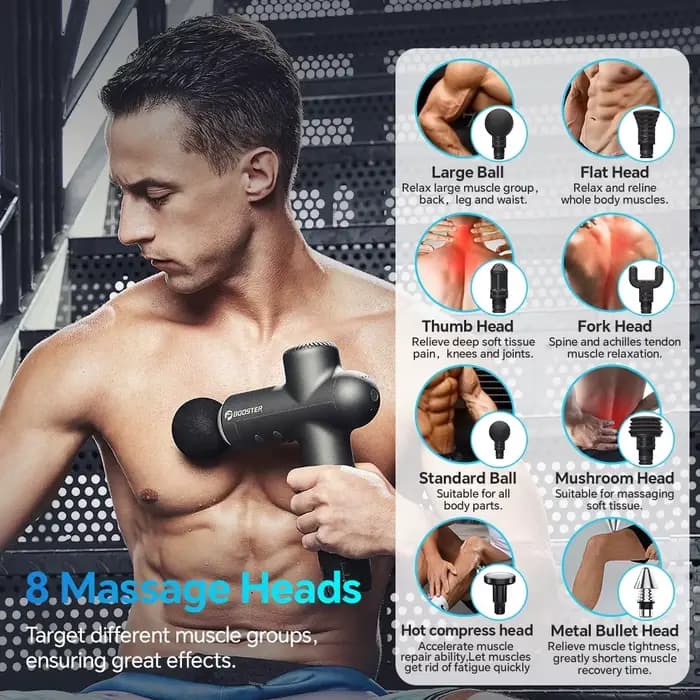 Booster-Pistolet de massage électrique pour le cou