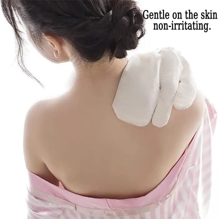 Gants de massage en soie brute Garshana