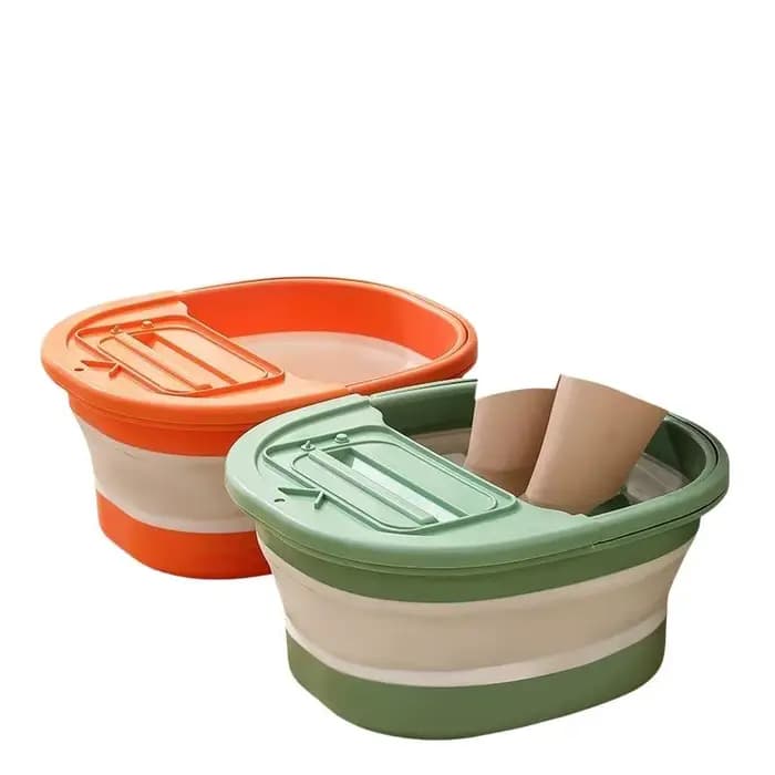 Baignoire pliable en TEP pour les pieds