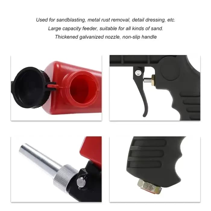 Pistolet de sablage réglable