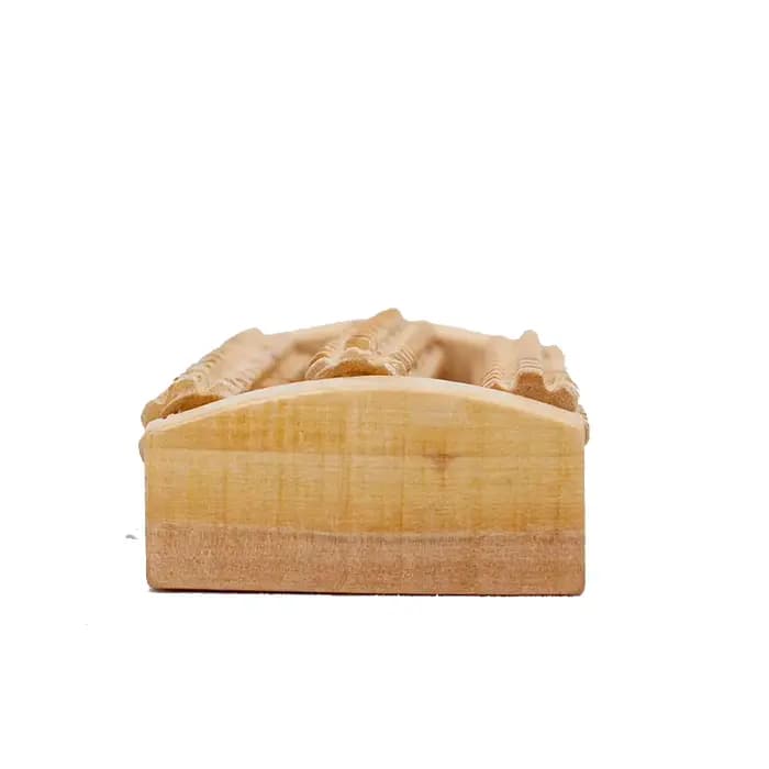 Petit rouleau de pied en bois de 14cm