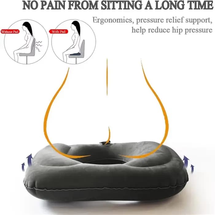 Coussin de siège gonflable pour hémorroïdes