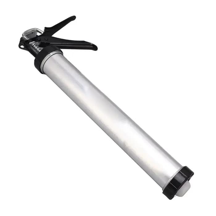 Pistolet à silicone pour tubes en aluminium 600 ml avec 10 embouts, pistolet à silicone pneumatique