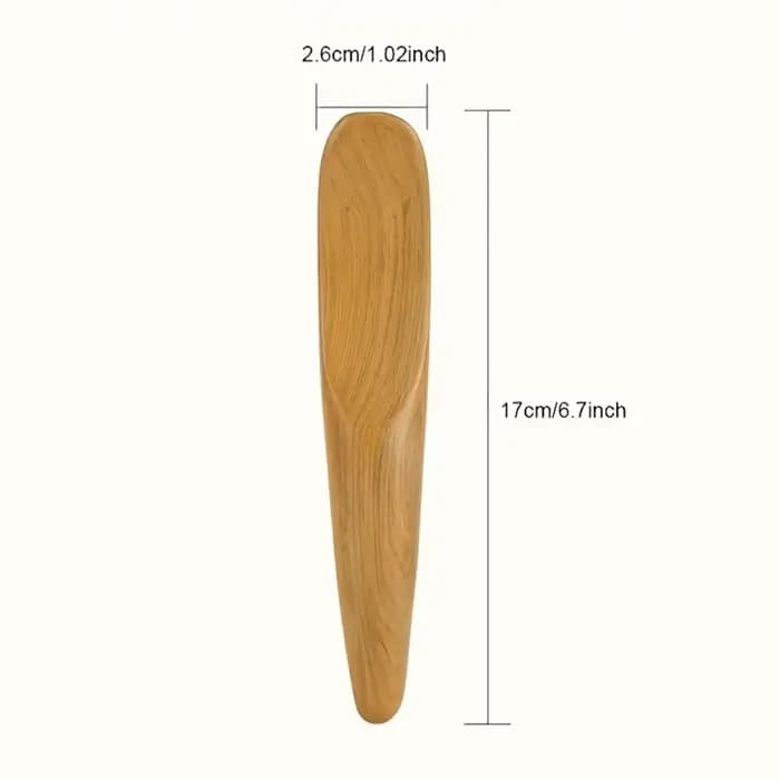 1 bâton de massage en bois portable