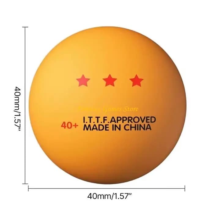10 PCS Pingpong Balls 3 étoiles Balles tennis table pour l'entraînement, compétition