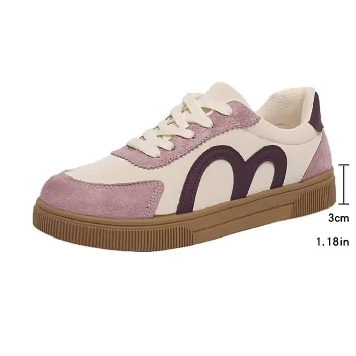 Baskets plates de tennis pour femmes, chaussures vulcanisées à lacets multicolores, mode féminine, printemps automne, chaussures d'extérieur pour femme