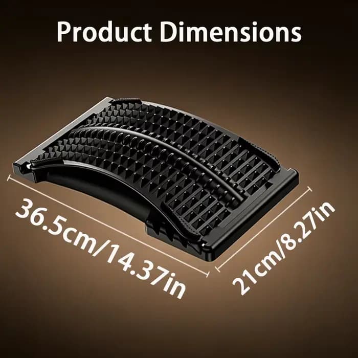 Planche de décompression lombaire réglable pour le dos