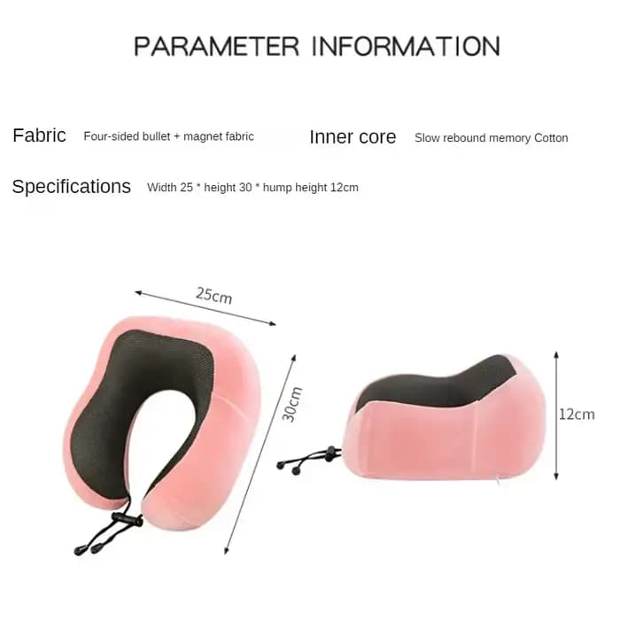Oreillers cervical en mousse à mémoire de forme en forme de U