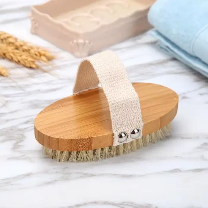 Brosse corporelle en bois de bambou