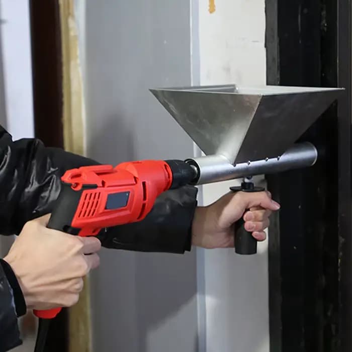 Pistolet de calfeutrage à mortier électrique automatique, outil de jointoiement portatif avec buse pour le remplissage du ciment et du coulis, bricolage et utilisation professionnelle