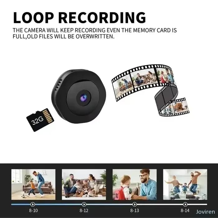 Nouvelle caméra sans fil mini 4K HD portable, caméra de vision nocturne, caméscope WiFi, moniteur à distance, enregistreur vidéo et vocal, caméra de sécurité