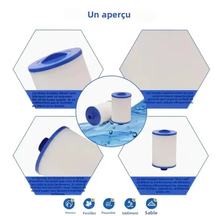 Filtre de spa PWW50 6CH-940