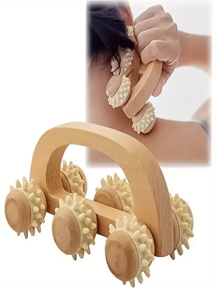 Outil de rouleau de Massage en bois