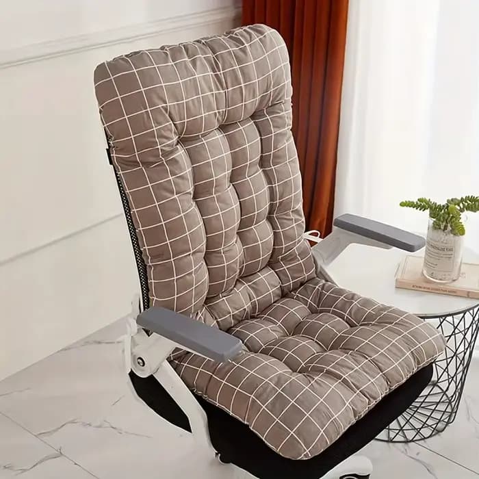 Coussin de chaise de bureau ergonomique avec support dorsal intégré - Convient pour une utilisation multifonctionnelle à la maison et en voiture