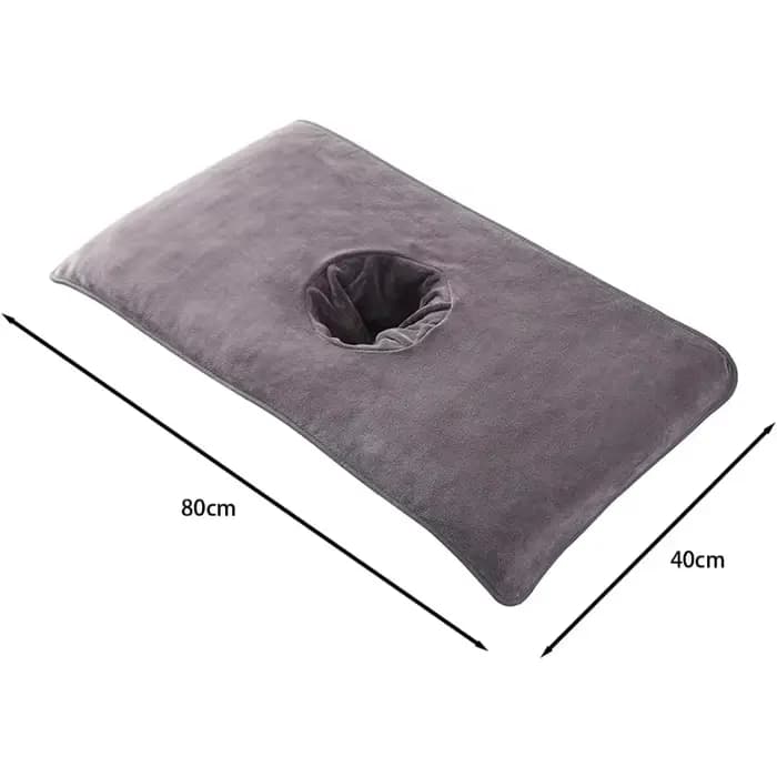 Serviette de massage SPA avec trou pour le visage