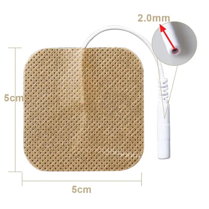 10/20/50/100 pièces tampons de remplacement d'unité TENS 2x2 "électrodes auto-adhésives