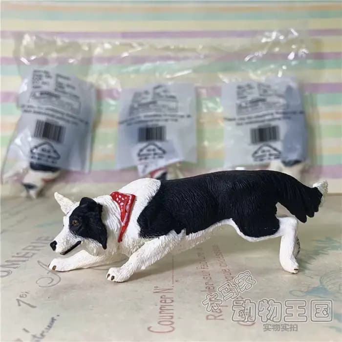 Modèle de jouet animal Safari Border Collie