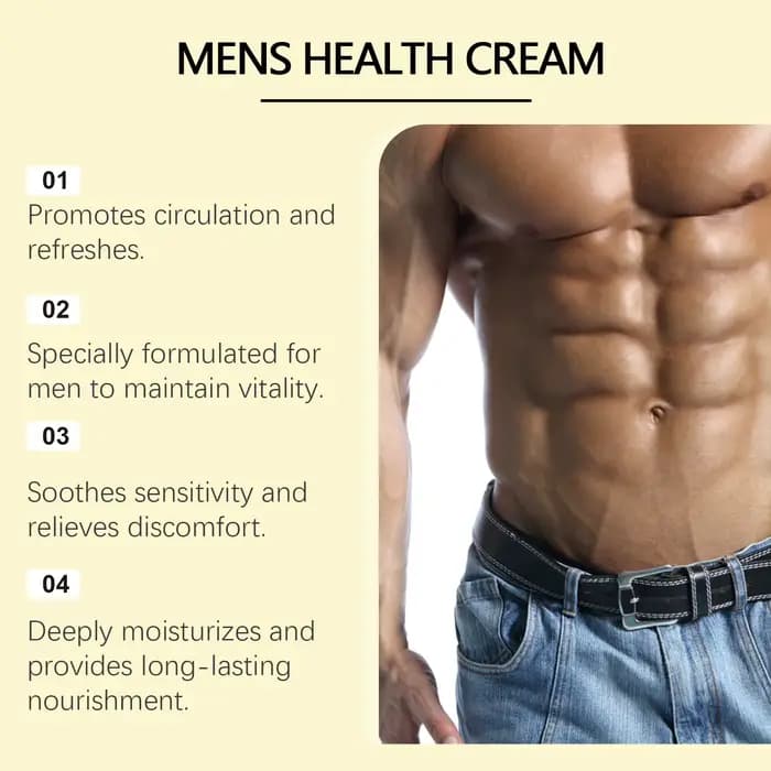 Crème de massage corporel hydratante et longue durée pour hommes
