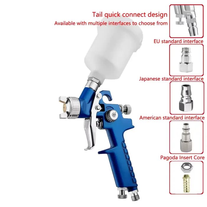 Micro pistolet de pulvérisation à pression pneumatique, outil de pulvérisation de décoration de peinture pour meubles automobiles, fabrication de modèles, Kit de fabrication commerciale