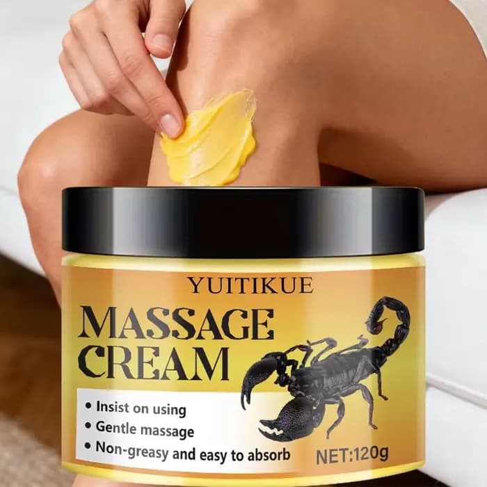 120 g de crème de massage · Utilisation consistant