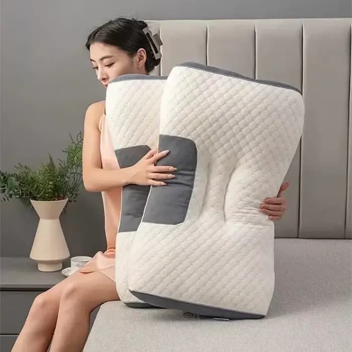 Oreiller cervical pour aider à dormir et protéger le cou