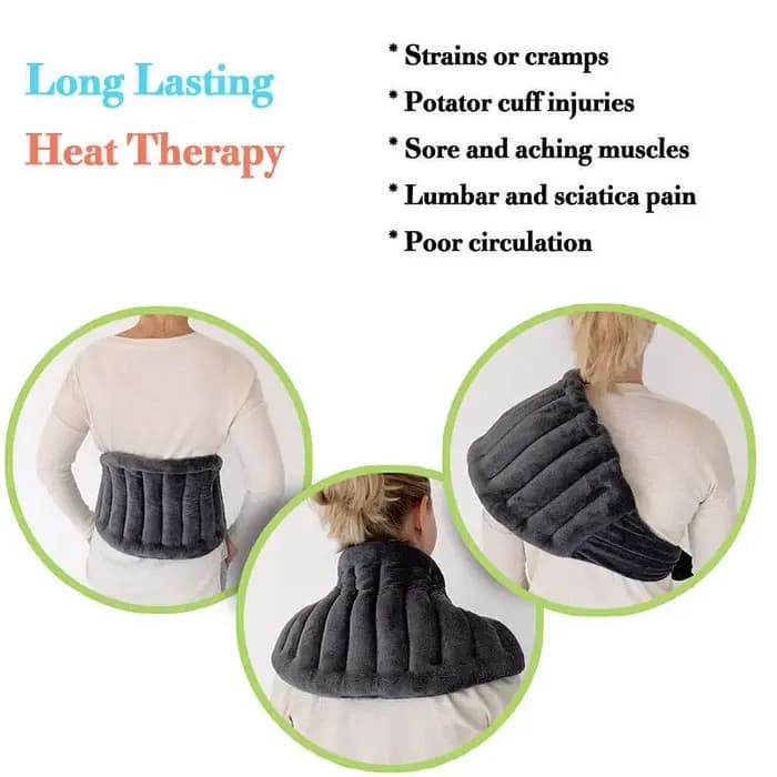 Coussin chauffant réutilisable Extra Large pour micro-ondable