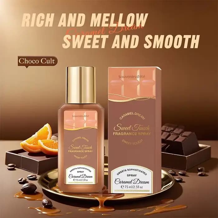 Spray De parfum pour femmes, saveur Caramel, chocolat et crème au Caramel naturel durable, crêpes, Eau De Toilette gastronomique, parfum unisexe