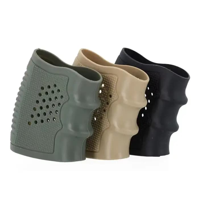 Manchon de gant antidérapant en caoutchouc, poignées de pistolet, support de couvercle de protection, accessoires pour armes de chasse