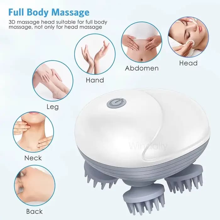 Masseur électrique de tête de cuir chevelu
